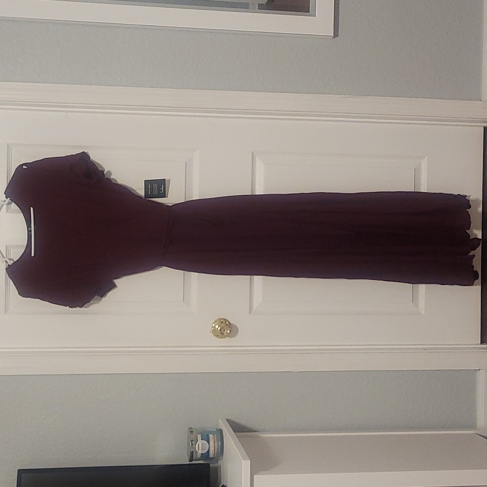 Lulu wrap maxi dress